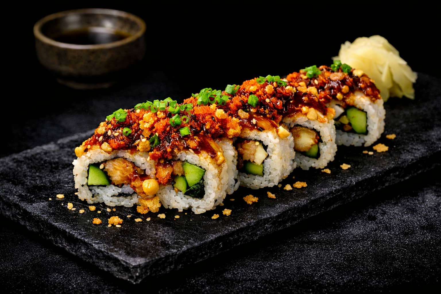 Rolls premium sushi en Santiago